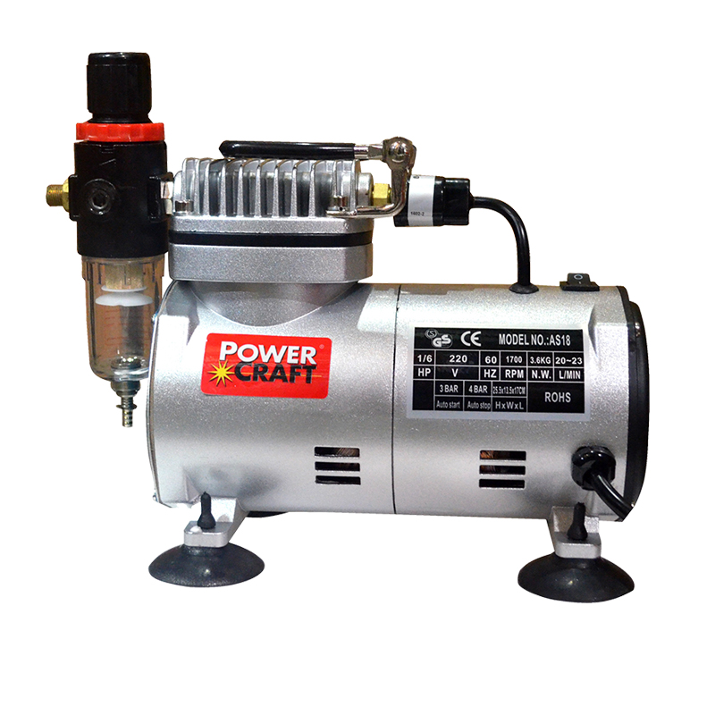 Powercraft Oil Less Mini Air Compressor <b>PACMAC AS-18-2</b>