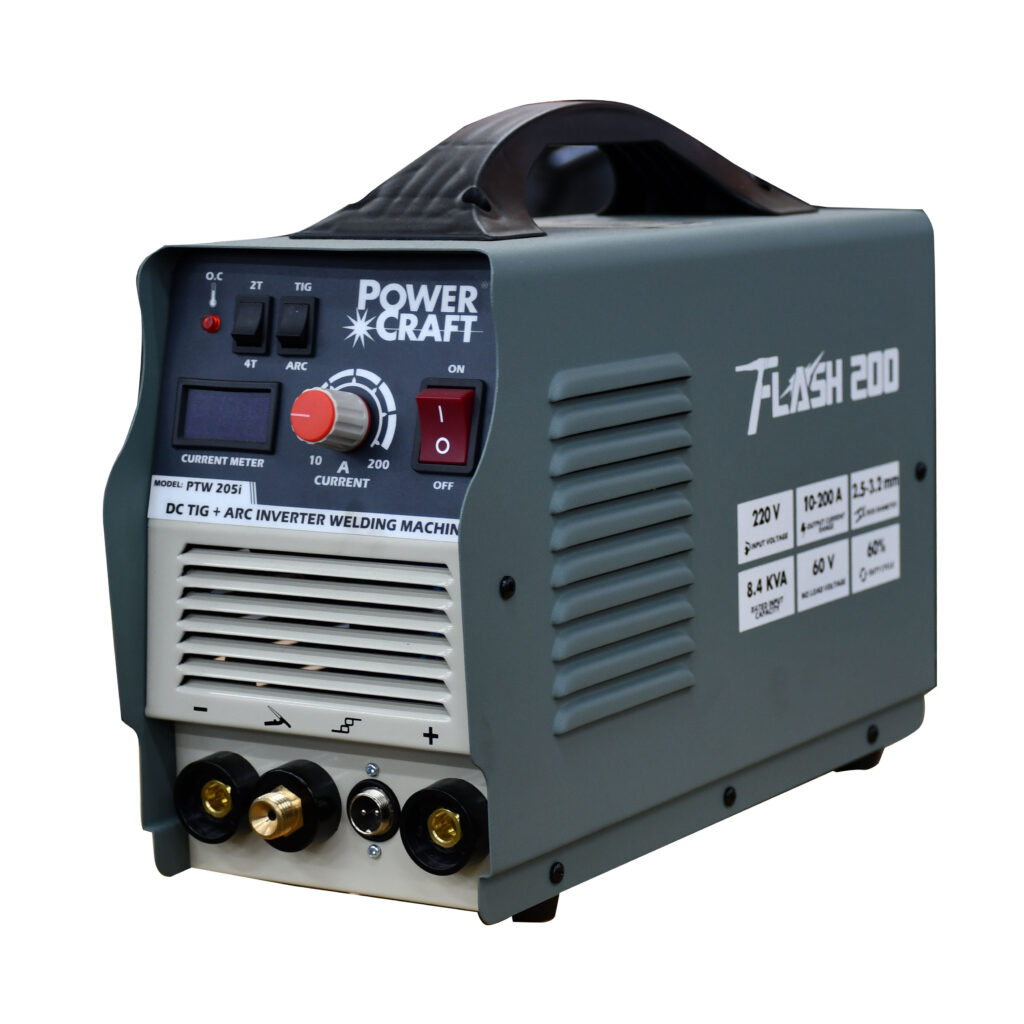 Powercraft Machine Powercraft DC TIG ARC Inverter Welding Machine PTW 205i - Powercraft