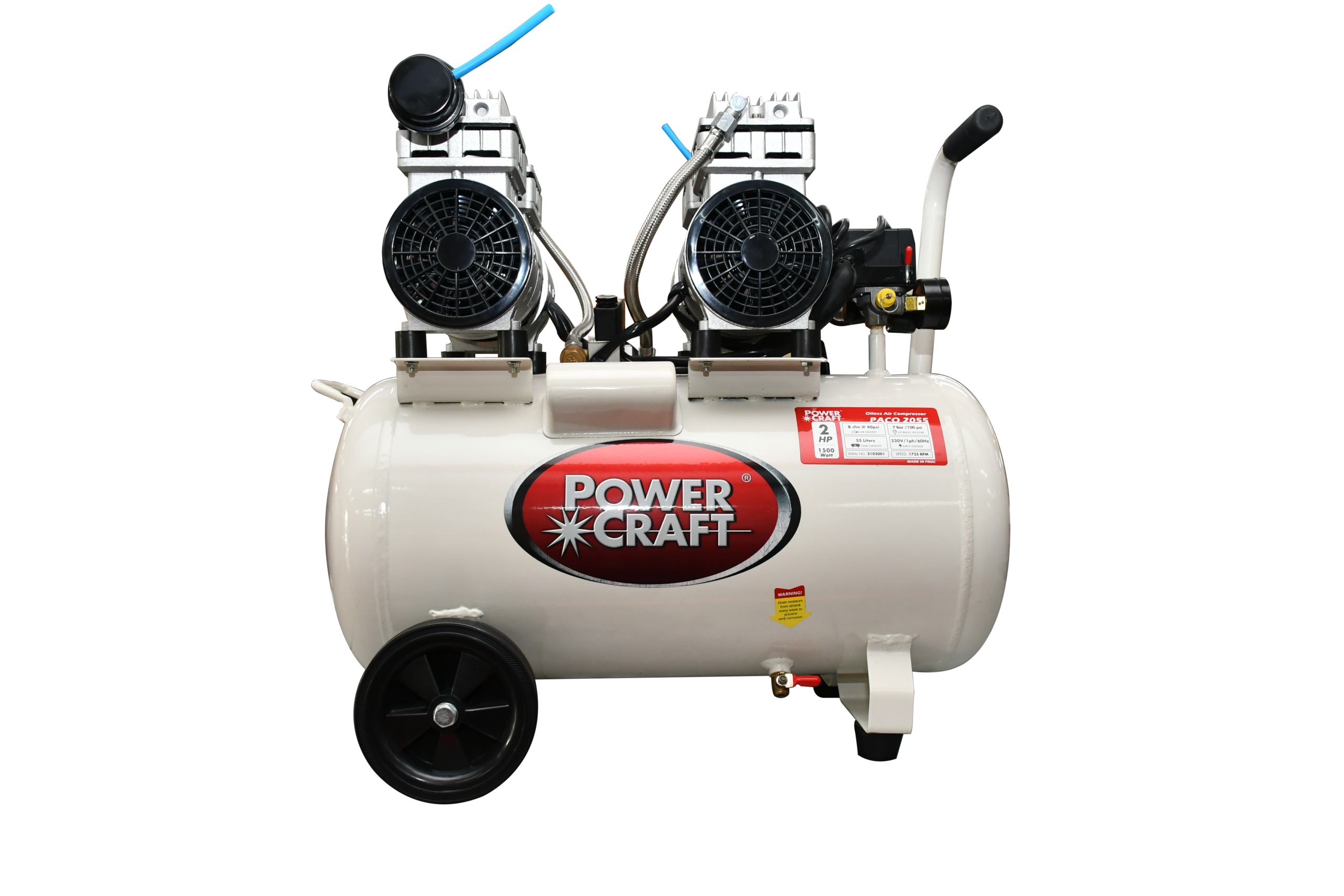 Powercraft Oil Less Air Compressor <b>PACO 2055</b>