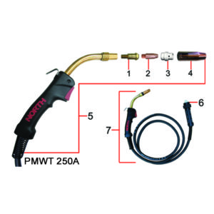 POWERCRAFT MIG WELD TORCH – PMWT 250A