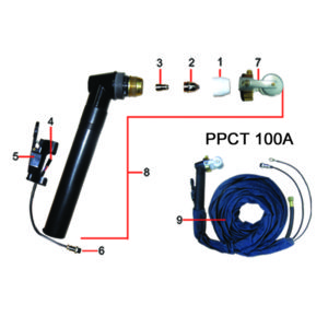 POWERCRAFT AIR PLASMA TORCH – P80-5 (PPCT 100A)