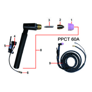 POWERCRAFT AIR PLASMA TORCH – P-AG60-5 (PPCT 60A-1)