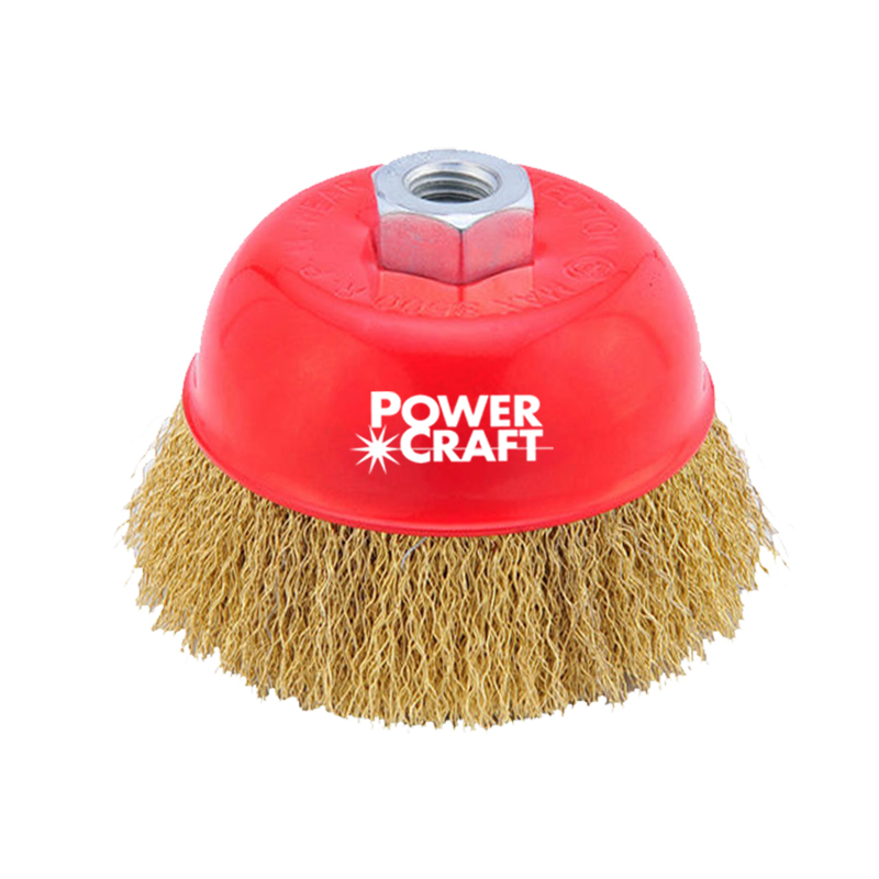 POWERCRAFT – BOWL CUP(CUP BRUSHES) CRIMPED WIRE