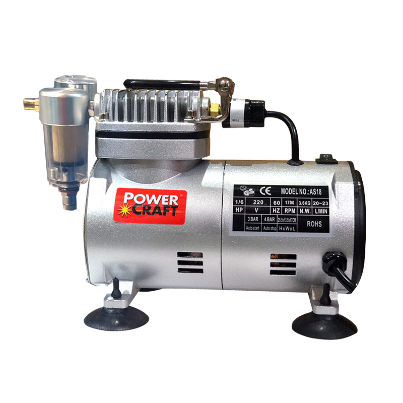 Powercraft Oil Less Mini Air Compressor <b>PACMAC AS-18</b>